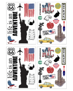 America Arts & Crafts Stickers
