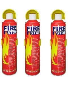 Portable Fire Extinguisher With Holder 3 Pack