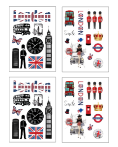 London Arts & Crafts Stickers