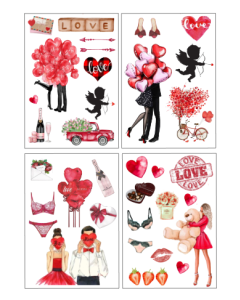 Valentines Arts & Crafts Stickers